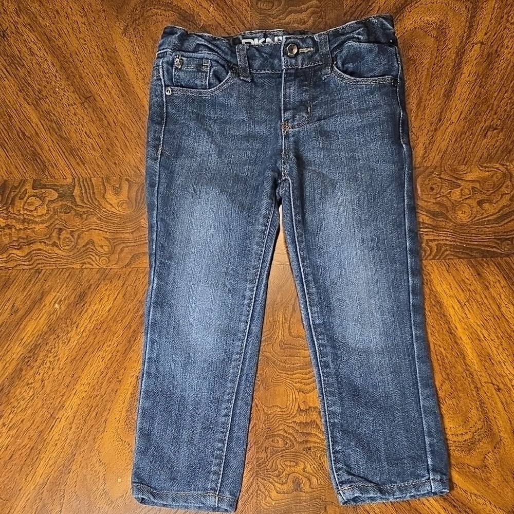 Dkny Blue Jeans with Straight Leg and Natural Stretch